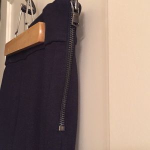 Ann Taylor Navy Ponte ankle pants